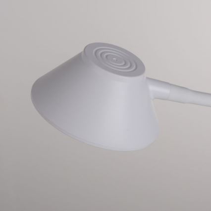 JUST LIGHT. 14414-16 - Lámpara de mesa táctil flexible regulable con carga inalámbrica PUCKI LED/4,5W/230V blanca