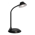 JUST LIGHT. 14414-18 - Lámpara de mesa táctil flexible regulable con carga inalámbrica PUCKI LED/4,5W/230V negra