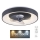 JUST LIGHT. 14644-18 - LED Plafón regulable con ventilador VENIKA LED/36W/230V diá. 48,6 cm 2700-5000K + control remoto