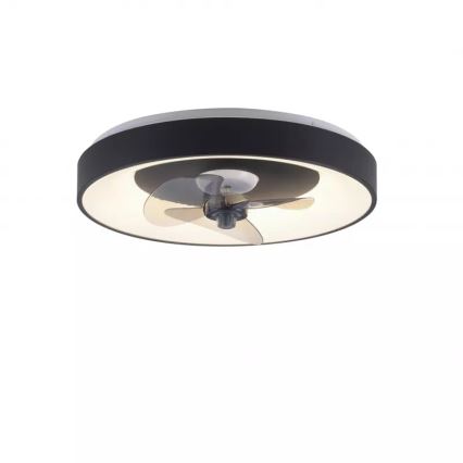 JUST LIGHT. 14644-18 - LED Plafón regulable con ventilador VENIKA LED/36W/230V diá. 48,6 cm 2700-5000K + control remoto