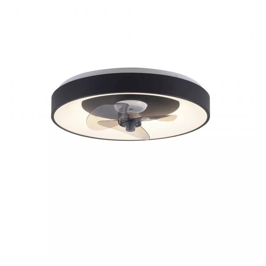 JUST LIGHT. 14644-18 - LED Plafón regulable con ventilador VENIKA LED/36W/230V diá. 48,6 cm 2700-5000K + control remoto