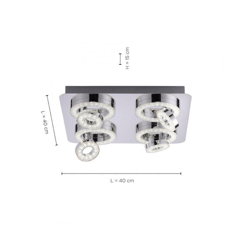 JUST LIGHT. 14662-17 - LED RGBW Foco regulable TIM LOLASMART 4xLED/5,9/230V 2700-5000K + control remoto