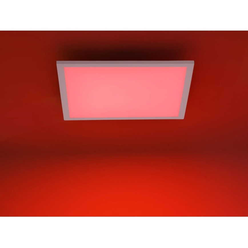 JUST LIGHT. 14681-16 - Panel LED RGB regulable de superficie LOLA FLAT LED/28W/230V 2700-5000K + control remoto