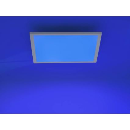 JUST LIGHT. 14681-16 - Panel LED RGB regulable de superficie LOLA FLAT LED/28W/230V 2700-5000K + control remoto
