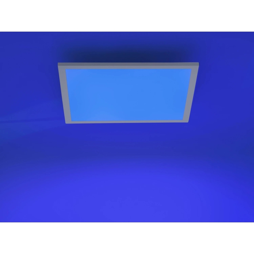 JUST LIGHT. 14681-16 - Panel LED RGB regulable de superficie LOLA FLAT LED/28W/230V 2700-5000K + control remoto