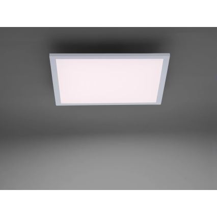 JUST LIGHT. 14681-16 - Panel LED RGB regulable de superficie LOLA FLAT LED/28W/230V 2700-5000K + control remoto