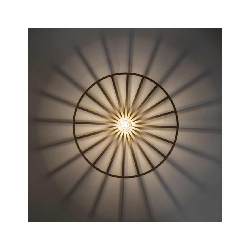 JUST LIGHT. 15636-60 - Plafón SPIKE 1xE27/40W/230V diá. 50 cm latón