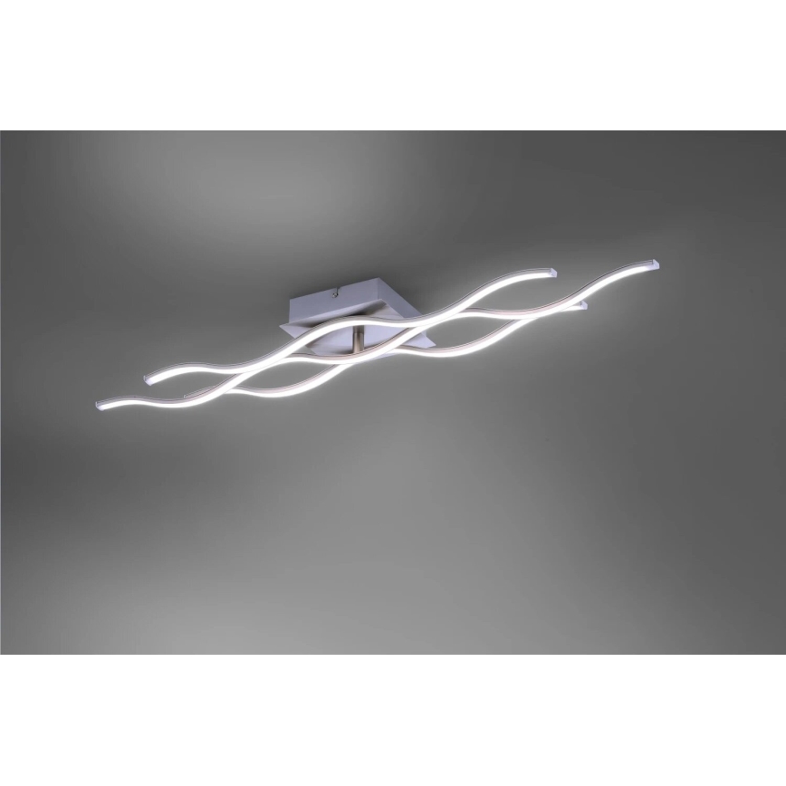 JUST LIGHT. 16266-55 - Plafón LED RGB regulable LOLA WAVE LED/30W/230V 2700-5000K + control remoto