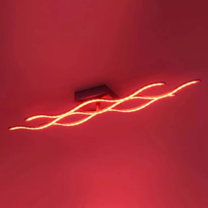 JUST LIGHT. 16266-55 - Plafón LED RGB regulable LOLA WAVE LED/30W/230V 2700-5000K + control remoto