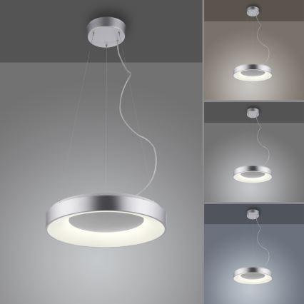 JUST LIGHT. 17075-21 - Lámpara de araña LED regulable KETO ANIKA LED/26,5W/230V 2700-5000K + control remoto