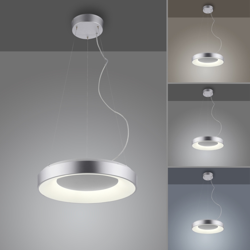 JUST LIGHT. 17075-21 - Lámpara de araña LED regulable KETO ANIKA LED/26,5W/230V 2700-5000K + control remoto