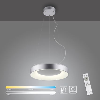 JUST LIGHT. 17075-21 - Lámpara de araña LED regulable KETO ANIKA LED/26,5W/230V 2700-5000K + control remoto