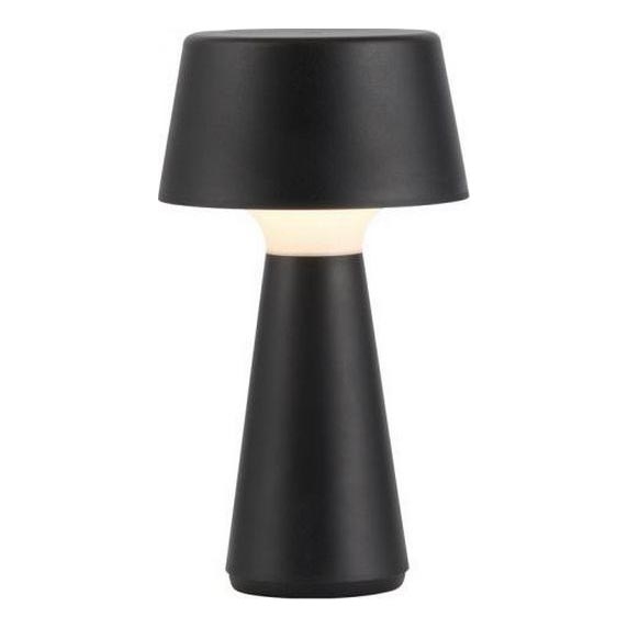 JUST LIGHT. 19260-18 - Lámpara LED de exterior táctil regulable ABERA LED/3W/3,7V 2000 mAh USB IP54 negro