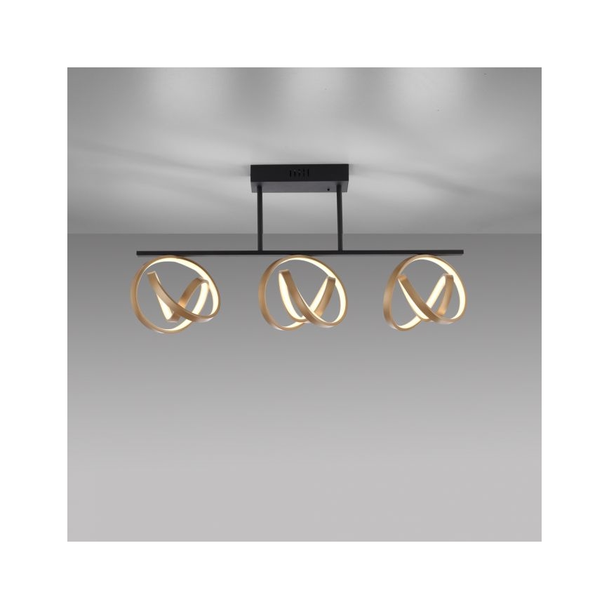 JUST LIGHT. 6245-18 - Lámpara de techo LED regulable LOOP 3xLED/11W/230V 2700-5000K + control remoto