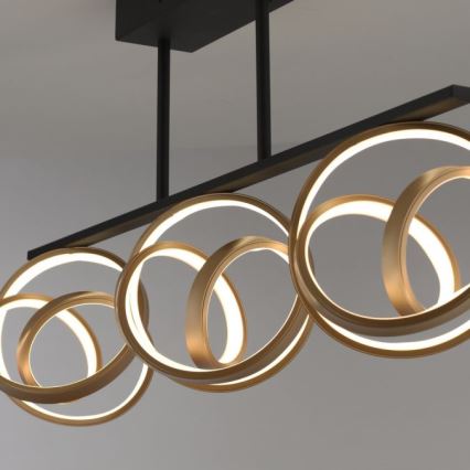 JUST LIGHT. 6245-18 - Lámpara de techo LED regulable LOOP 3xLED/11W/230V 2700-5000K + control remoto
