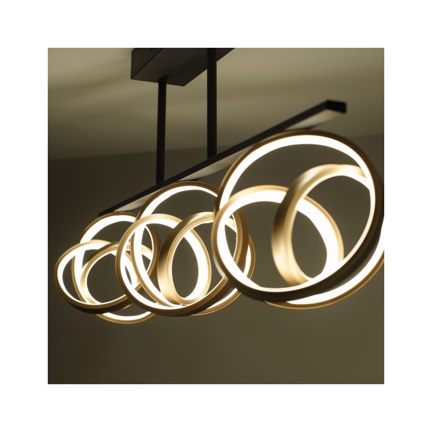 JUST LIGHT. 6245-18 - Lámpara de techo LED regulable LOOP 3xLED/11W/230V 2700-5000K + control remoto