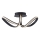 JUST LIGHT. 8475-18 - Lámpara de techo LED regulable BRILLA LED/29W/230V negro