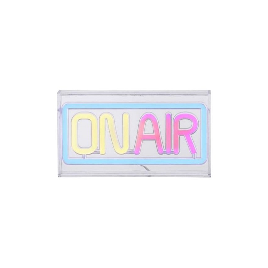 JUST LIGHT. 85013-70 - Decoración de mesa LED Neón NEON LED/4W/5V On Air