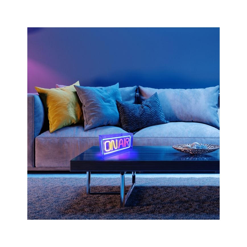 JUST LIGHT. 85013-70 - Decoración de mesa LED Neón NEON LED/4W/5V On Air