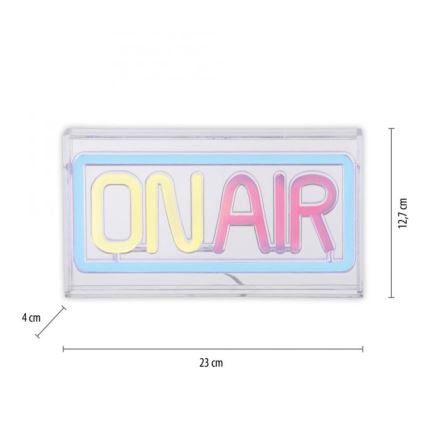 JUST LIGHT. 85013-70 - Decoración de mesa LED Neón NEON LED/4W/5V On Air