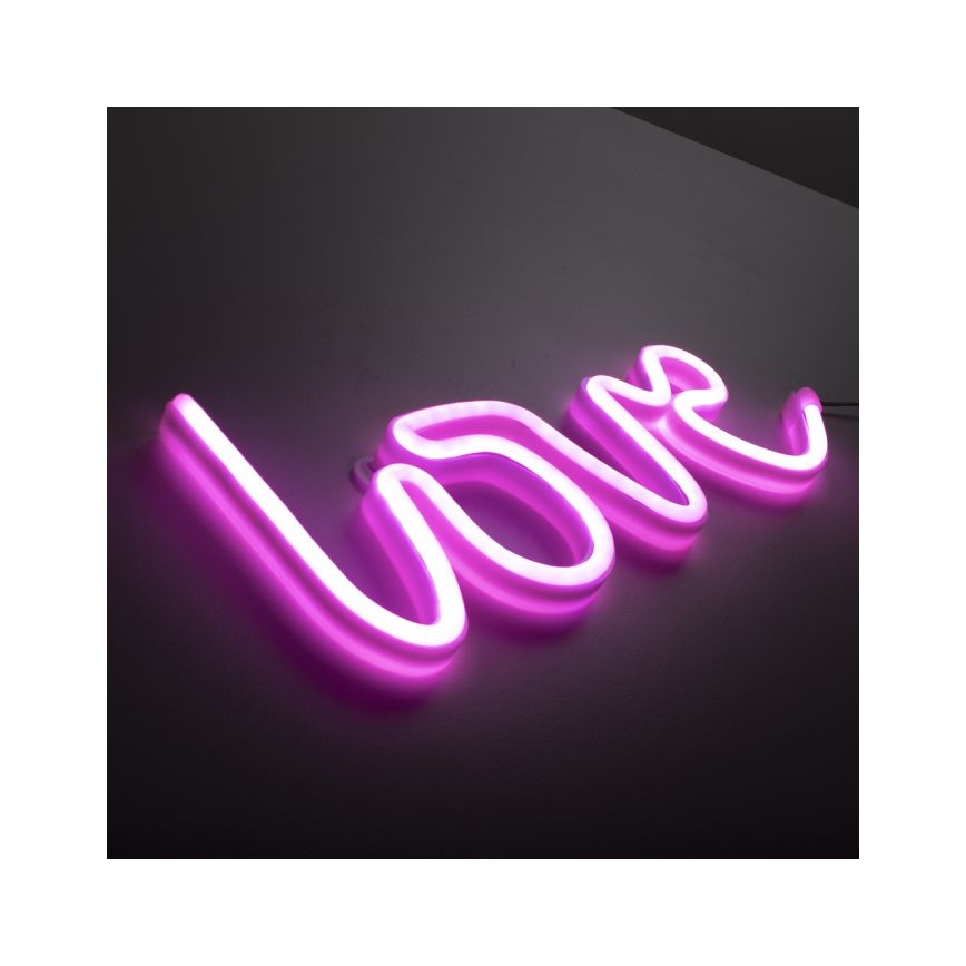 JUST LIGHT. 85021-87 - LED Decoración de pared de neón NEON LED/6,5W/5V Love