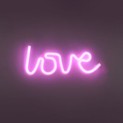 JUST LIGHT. 85021-87 - LED Decoración de pared de neón NEON LED/6,5W/5V Love