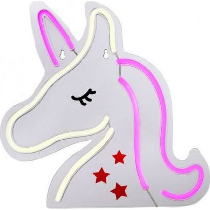 JUST LIGHT. 85025-70 - Decoración de pared LED NEON LED/6,5W/5V unicornio