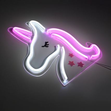 JUST LIGHT. 85025-70 - Decoración de pared LED NEON LED/6,5W/5V unicornio