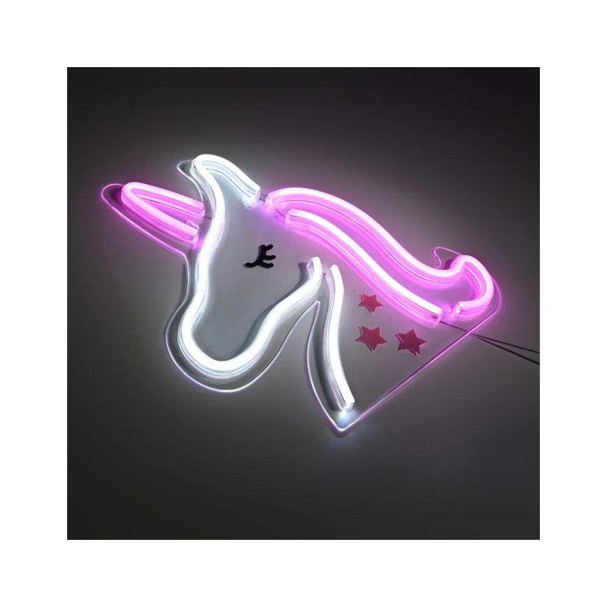 JUST LIGHT. 85025-70 - Decoración de pared LED NEON LED/6,5W/5V unicornio