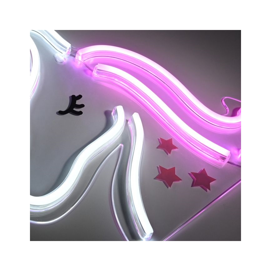 JUST LIGHT. 85025-70 - Decoración de pared LED NEON LED/6,5W/5V unicornio