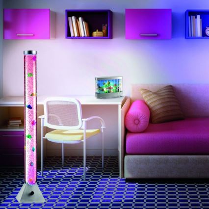 JUST LIGHT. 85106-55 - LED RGB Lámpara de pie decorativa AVA 12xLED/0,06W/230V