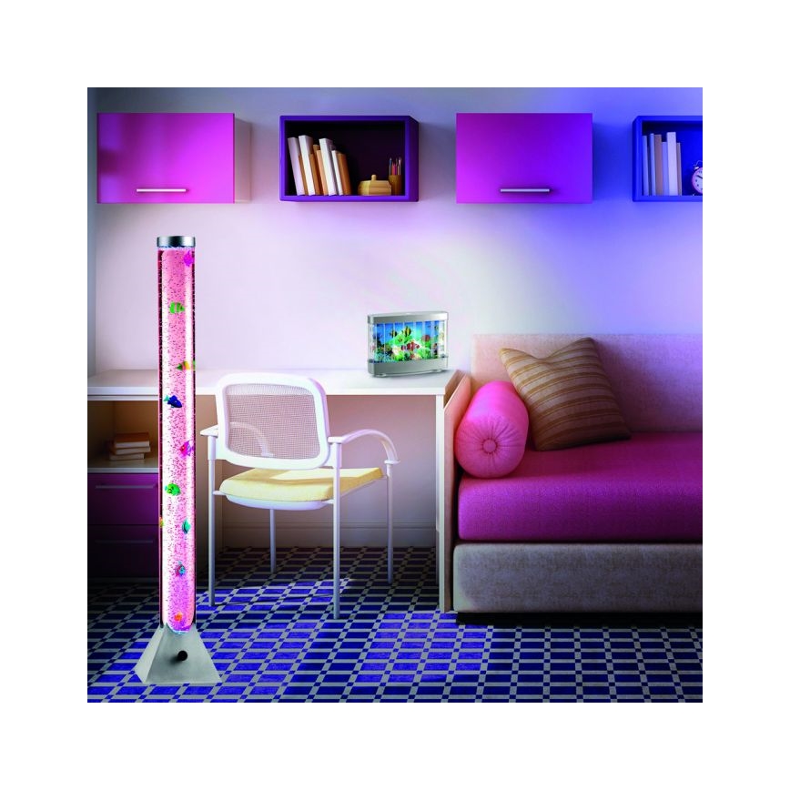 JUST LIGHT. 85106-55 - LED RGB Lámpara de pie decorativa AVA 12xLED/0,06W/230V