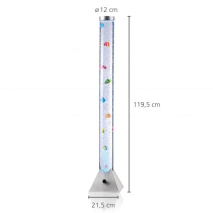 JUST LIGHT. 85106-55 - LED RGB Lámpara de pie decorativa AVA 12xLED/0,06W/230V