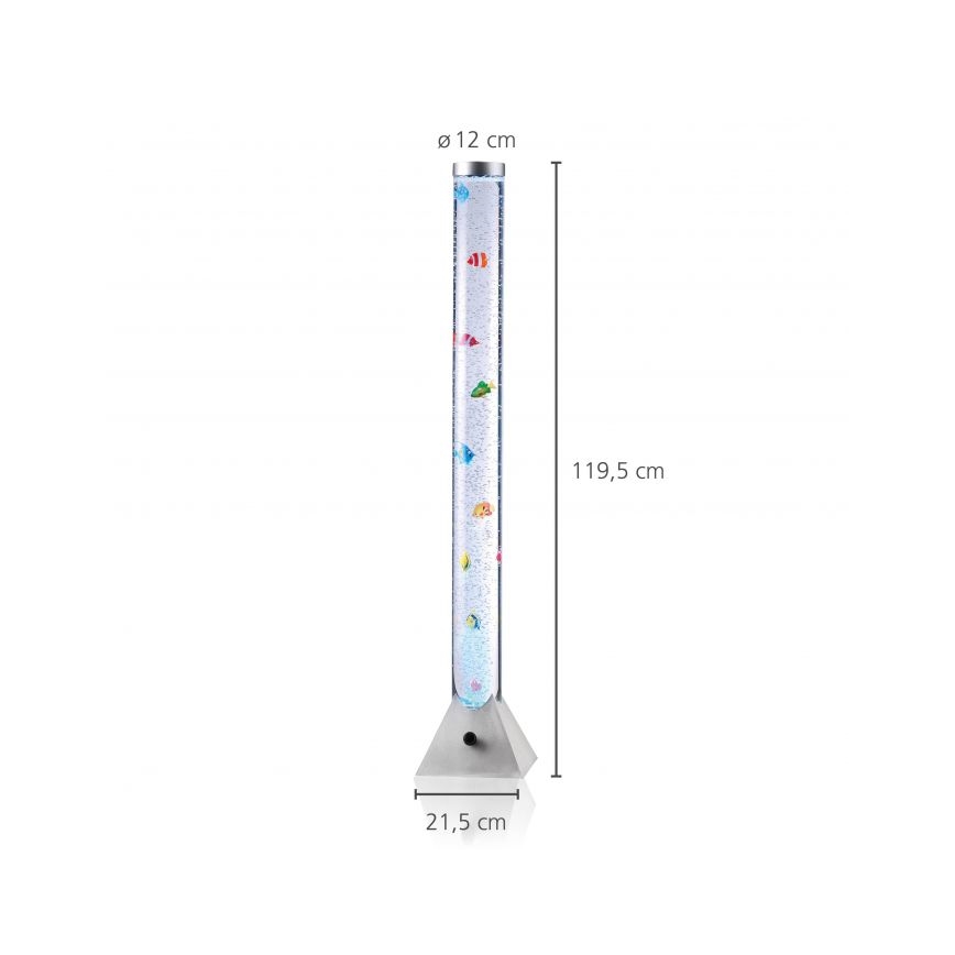 JUST LIGHT. 85106-55 - LED RGB Lámpara de pie decorativa AVA 12xLED/0,06W/230V