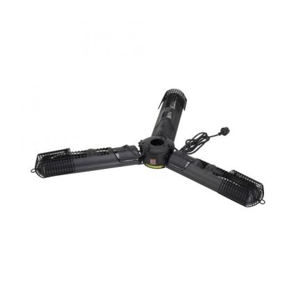 JUST LIGHT. 99513-18 - Elemento calefactor para exteriores GLOW 3x650W/1300W/2000W/230V IP34