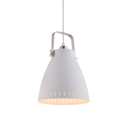JUST LIGHT. L11160-16 - Lámpara colgante EVA 1xE27/60W/230V diá. 26,5 gris