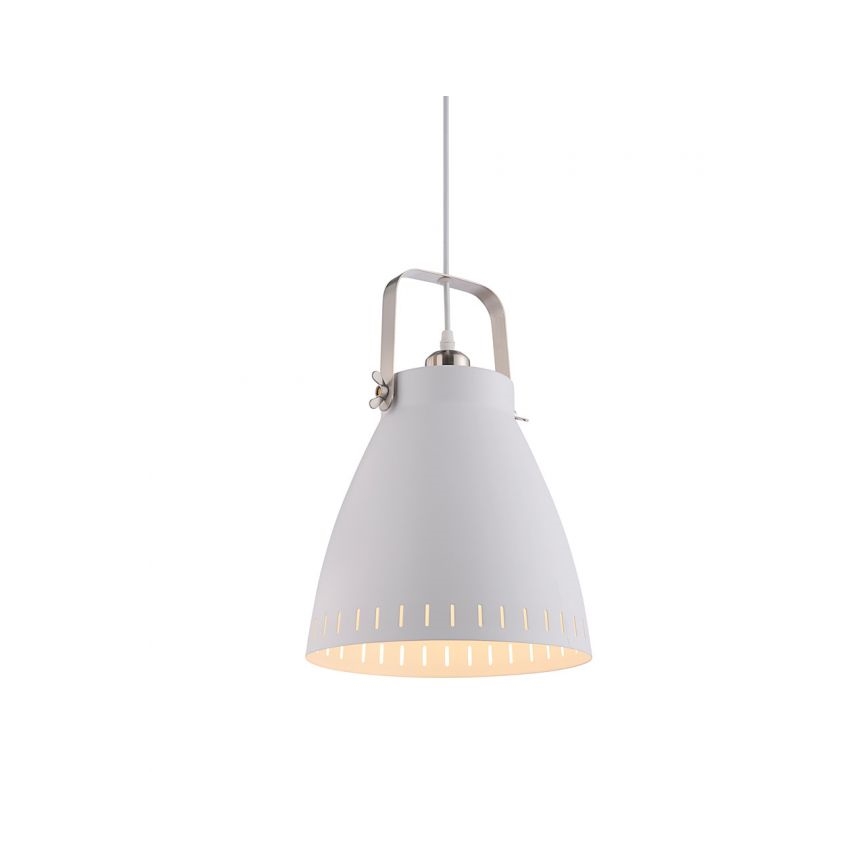 JUST LIGHT. L11160-16 - Lámpara colgante EVA 1xE27/60W/230V diá. 26,5 gris