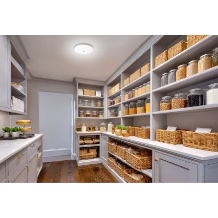 Plafón FOGLER LED con sensor de movimiento y sensor crepuscular 12W/230V Ø 28 cm