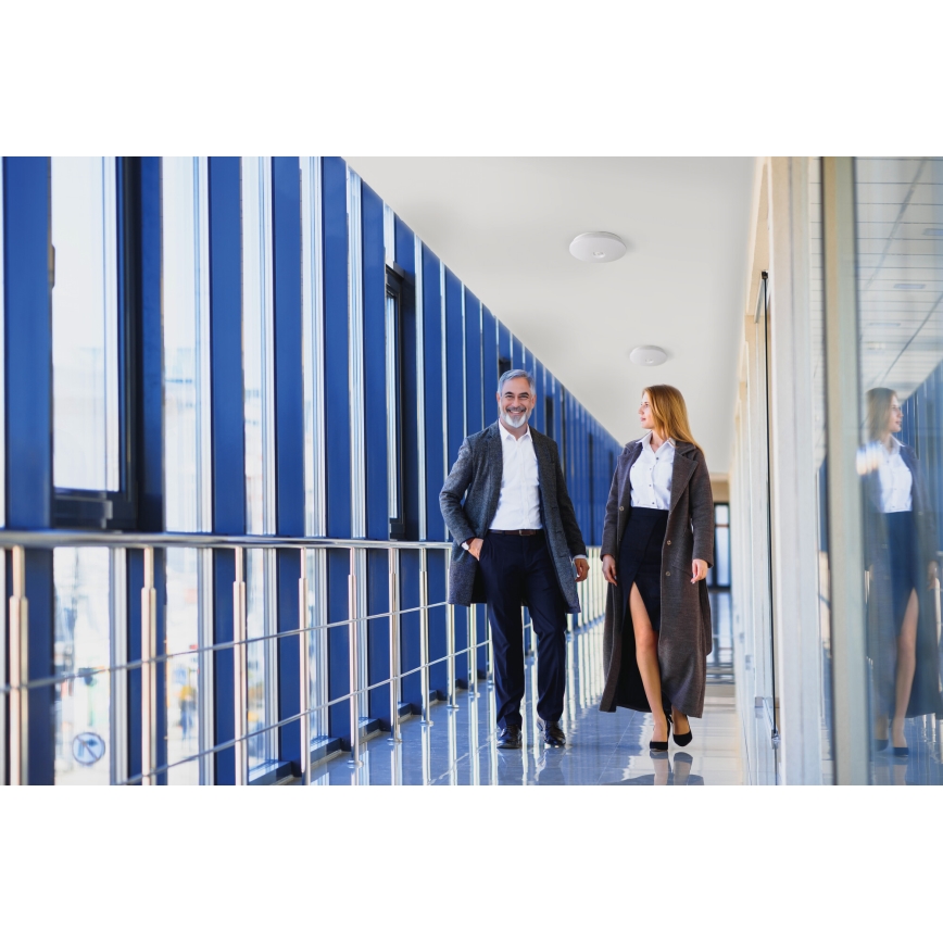 Plafón FOGLER LED con sensor de movimiento y sensor crepuscular 12W/230V Ø 28 cm