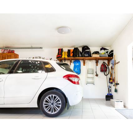 Lámpara de techo LED con sensor de movimiento y de crepúsculo FOGLER LED/17W/230V Ø 33 cm