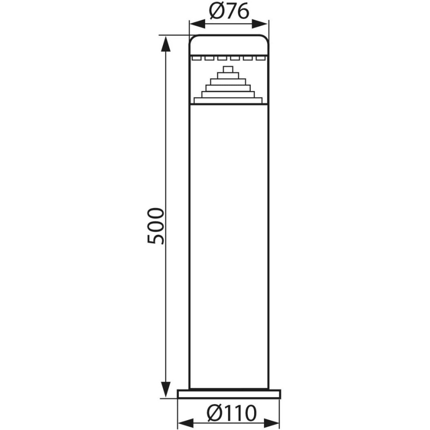 Kanlux 18602 - LED Lámpara exterior AGARA LED/3W/230V IP44
