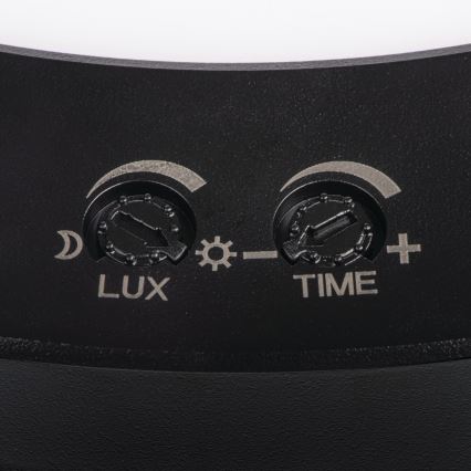 Lámpara de techo/empotrada LED con sensor de movimiento 2en1 ERGA LED/17W/230V 3000/4000/6500K negro