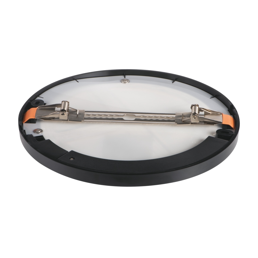 Lámpara de techo/empotrada LED con sensor de movimiento 2en1 ERGA LED/17W/230V 3000/4000/6500K negro