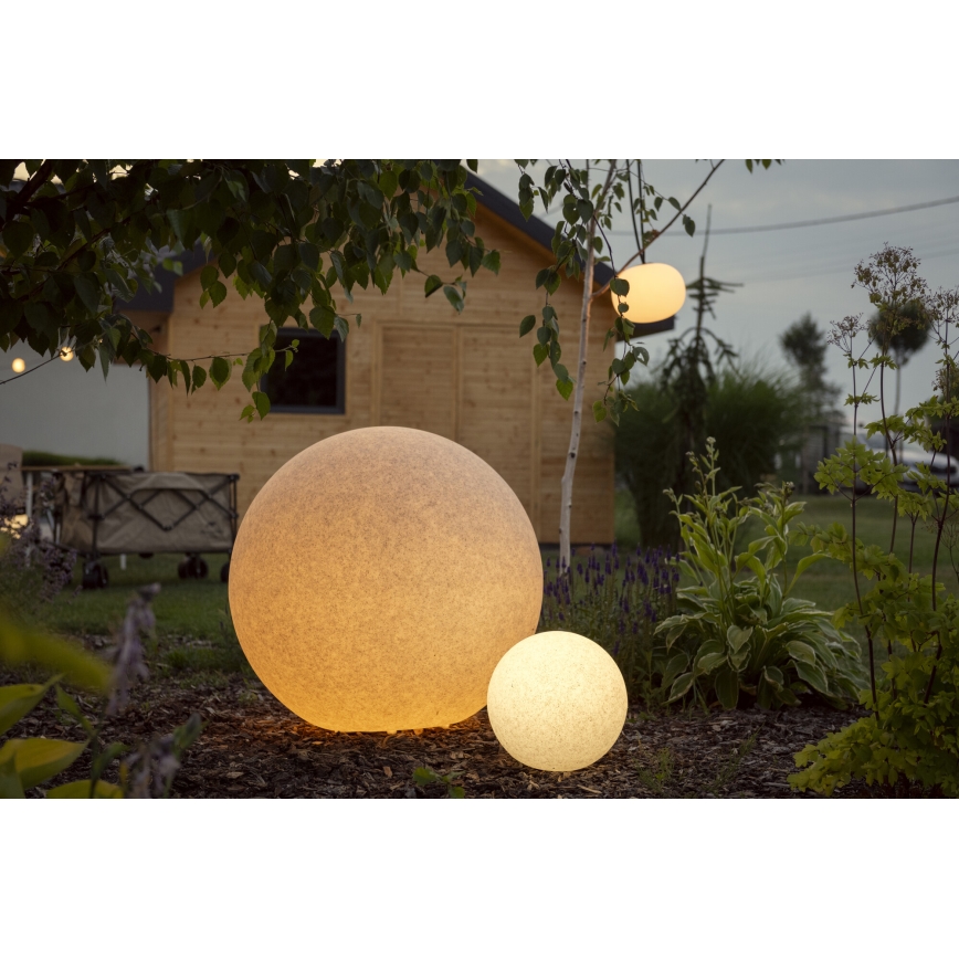 Lámpara exterior STONO 1xE27/15W/230V Ø 20 cm IP65