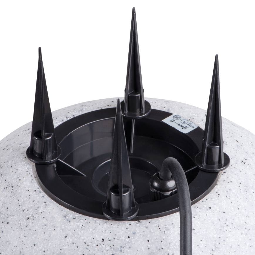 Lámpara exterior STONO 1xE27/15W/230V Ø 20 cm IP65