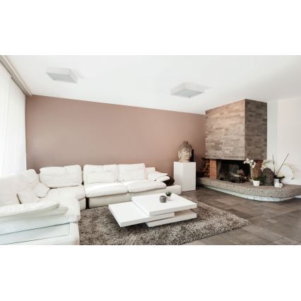 Plafón MERSA 3xE27/40W/230V pino crema