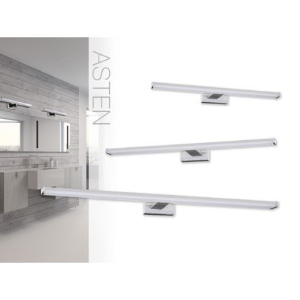 Iluminación LED para espejos de baño ASTEN LED/8W/230V IP44 cromo brillante