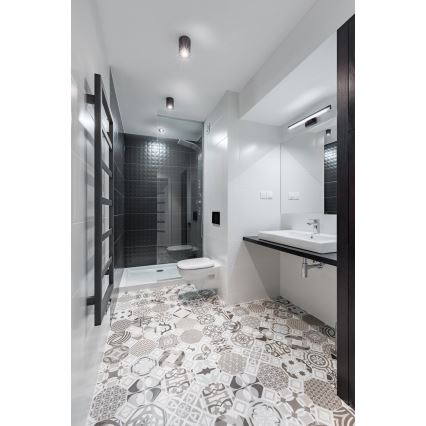 Iluminación LED para espejo de baño ASTEN LED/8W/230V IP44 negro