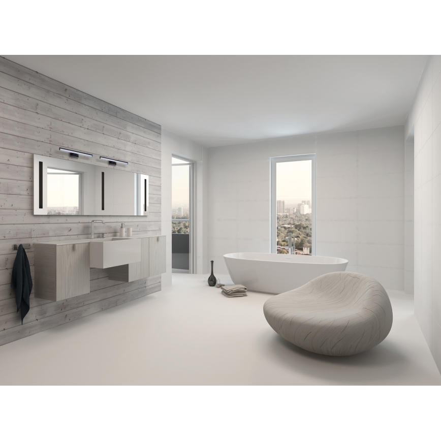 Iluminación LED para espejo de baño ASTEN LED/8W/230V IP44 negro