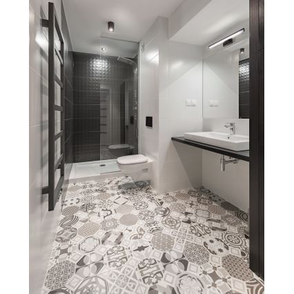 Iluminación LED para espejo de baño ASTEN LED/15W/230V IP44 negro